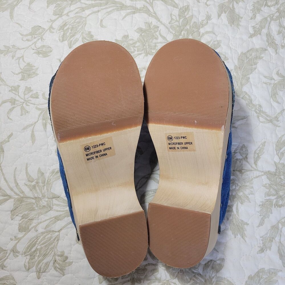 Duke University Blue Devils Clogs‎ Womens Size 6 Blue - Picture 6 of 6